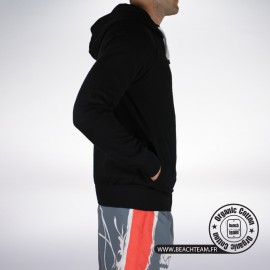 Sweat Zip Noir Beach Team (mixte)